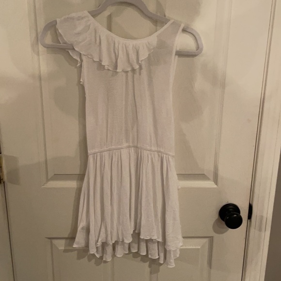 Free People White Ruffle Tank - Picture 5 of 5